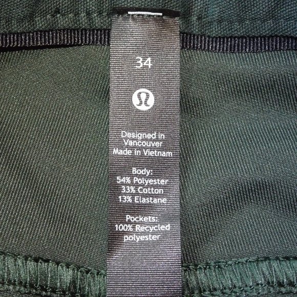 lululemon ABC Pant Slim 32" *Utilitech | Rainforest Green | EUC | 34 - Picture 3 of 8
